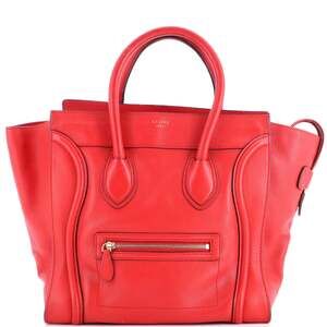 Celine Luggage Bag Grainy Leather Mini #197847C97B